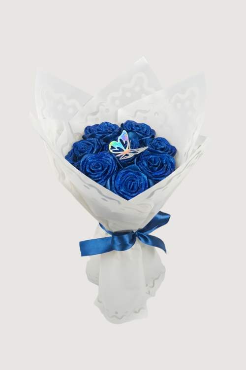 The Midnight Navy Flower Bouquet